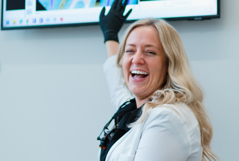 Family playing together excited about their pediatric dentistry in St Charles IL