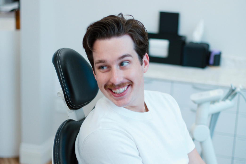 dental patient smiling in st charles il
